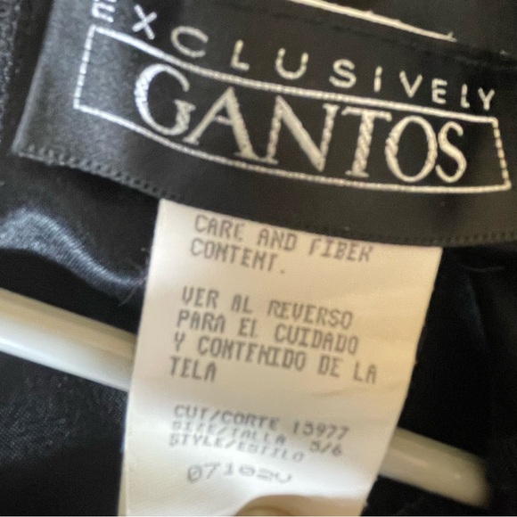 Exclusively Gantos,long maxi evening dress,velvet upper section. - Picture 6 of 10